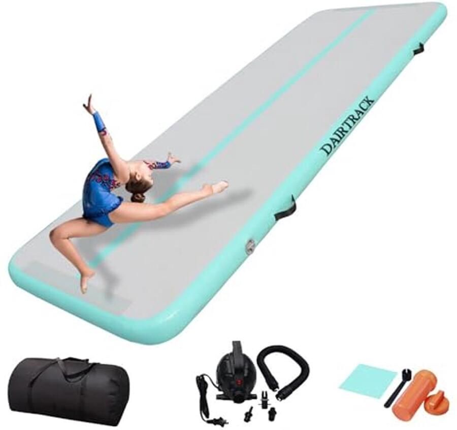 Opblaasbare Gymmat voor Tumbling en Yogatraining 10 tot 20 ft