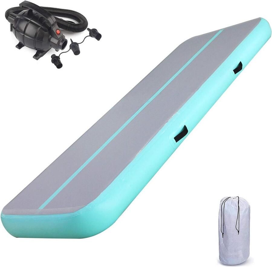 Opblaasbare Gymnastiek Luchtmat Tuimelbaan Ideaal voor Training en Recreatie