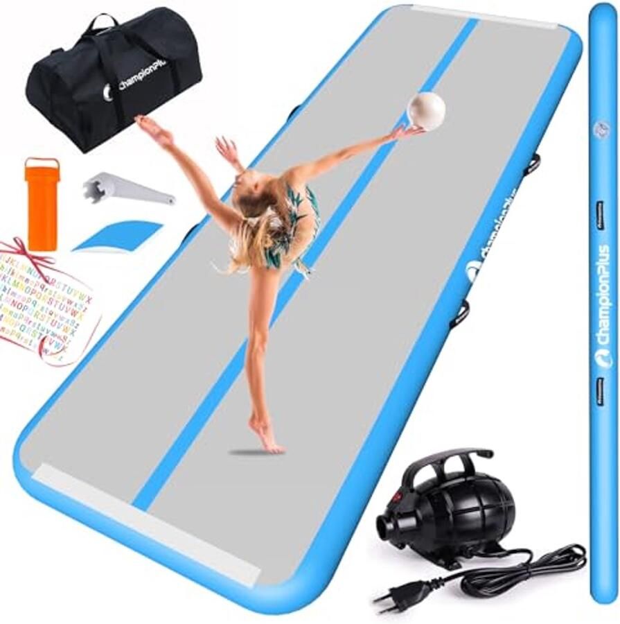 Opblaasbare Gymnastiek Tumbling Mat 3-6m voor Thuis Training