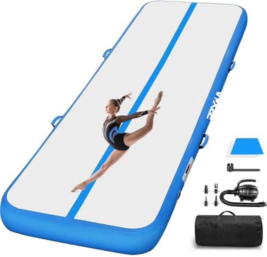Opblaasbare Gymnastiekmat voor Thuis Air Track Mat en Trainingsmat voor Yoga Taekwondo en Fitness