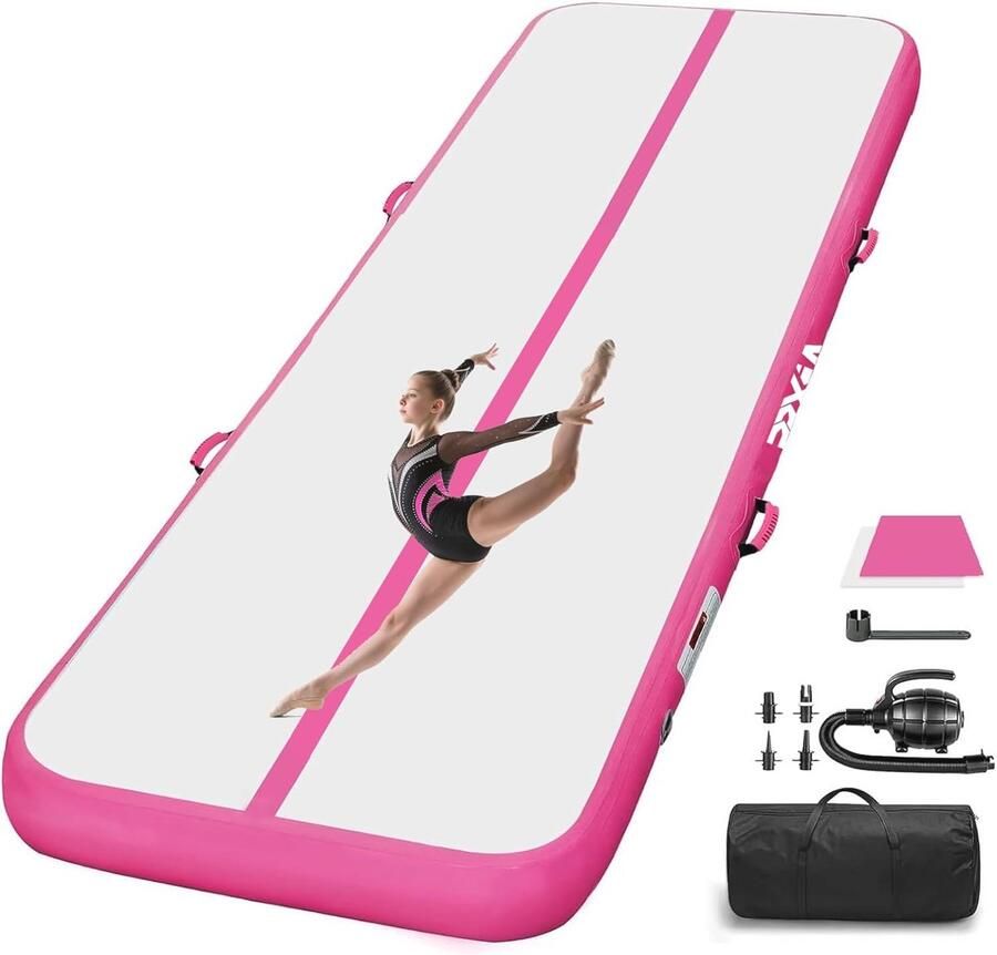 Opblaasbare Gymnastiekmat voor Thuis Air Track Mat Turnmat Trainingsmat voor Yoga Fitness en Taekwondo