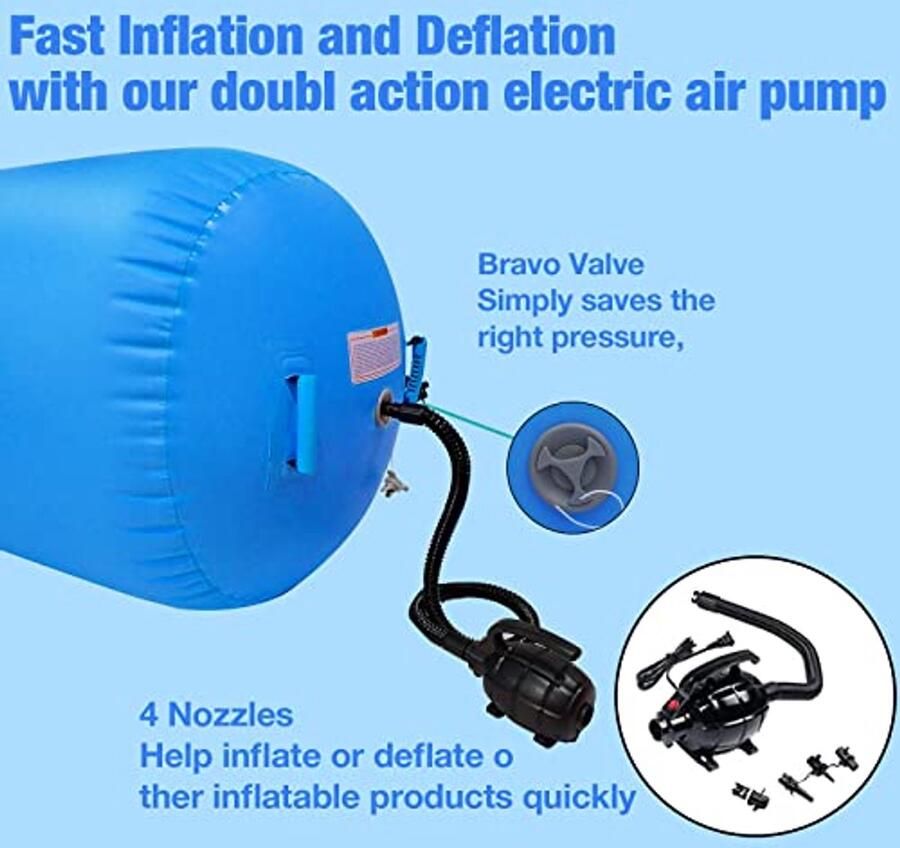 Opblaasbare Gymnastiekmat voor Thuis Perfect voor Turnen Yoga en Fitness