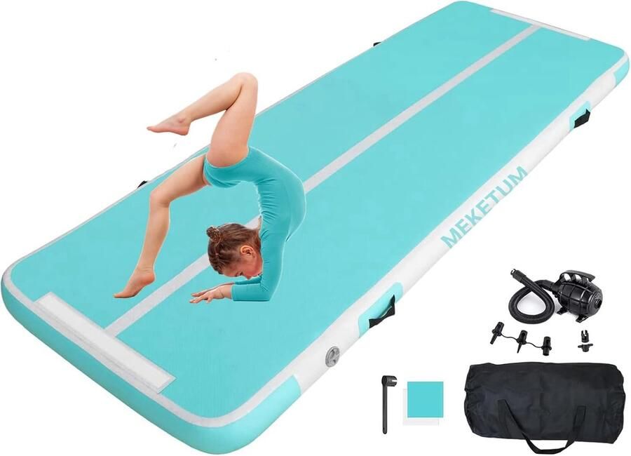 Opblaasbare gymnastiekmat voor training en yoga Antislip sportmat 2m 3m 4m en 5m