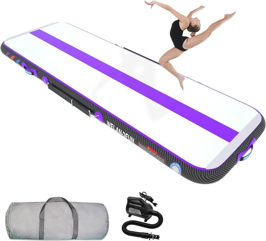 Opblaasbare gymnastiekmat voor training lichte en duurzame turnmat