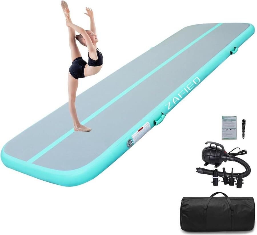 Opblaasbare gymnastiekmat voor tumbling yoga en fitness Duurzaam en veilig