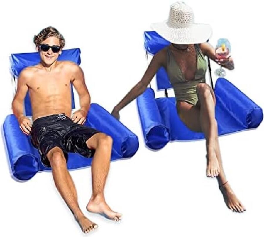 Opblaasbare Hangmat voor Zwembad 2 stuks