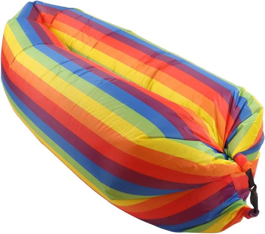 Opblaasbare Ligstoel voor Camping en Outdoor Gebruik met Opbergtas Geschikt voor Volwassenen en Kinderen