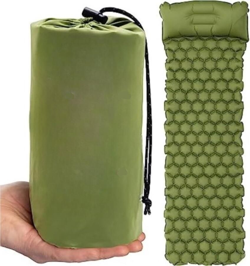 Opblaasbare Matras 1 Persoon Luchtbed Voor Camping & Reizen