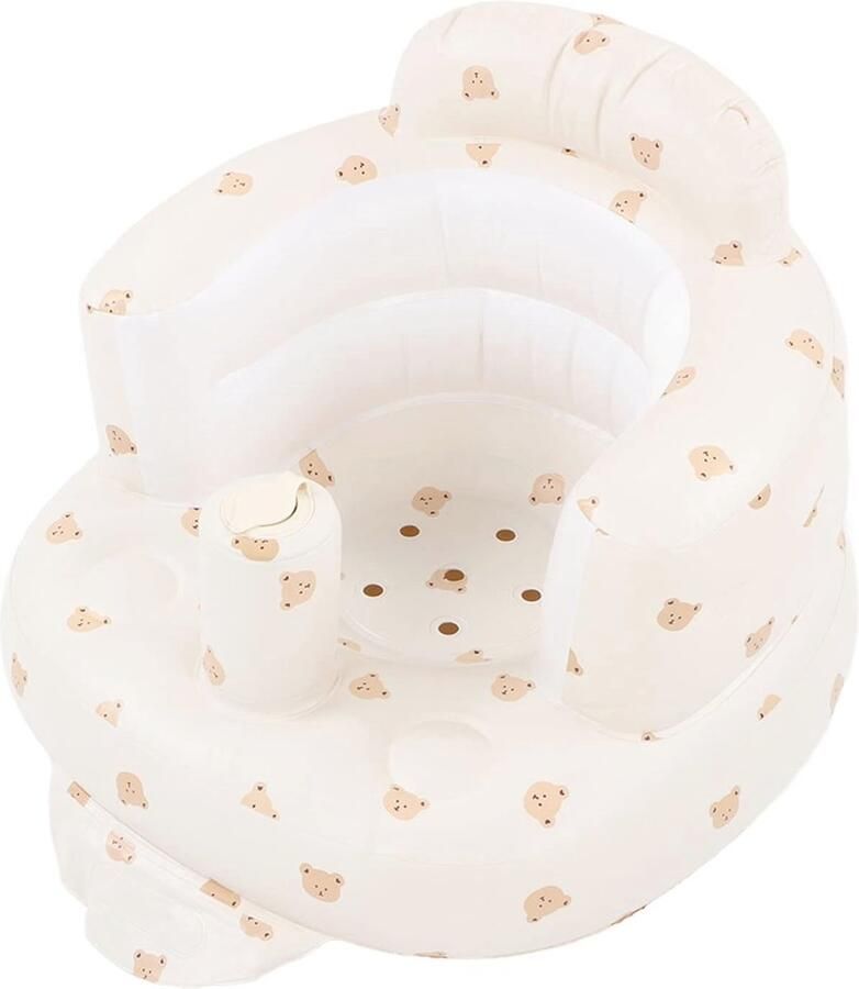 Opblaasbare Peuterstoel met Rugsteun – Comfortabele Babyzitje voor Thuis en Buiten