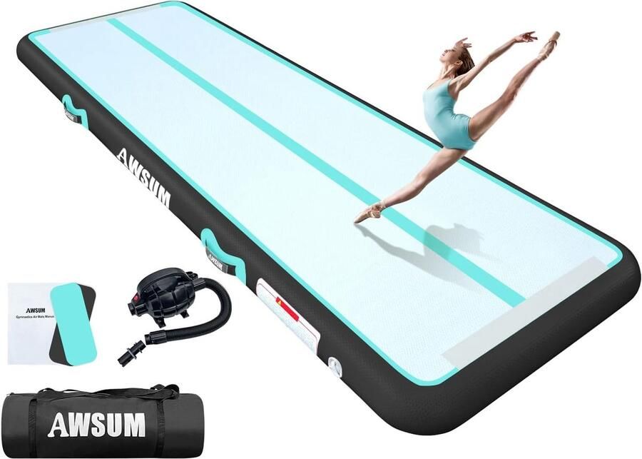 Opblaasbare Trainingsmat voor Gymnastiek en Fitness Verkrijgbaar in Maten