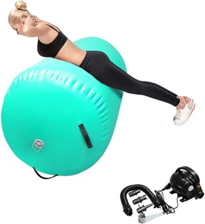 Opblaasbare Tumbling Mat met Elektrische Pomp Gymnastiek en Yoga Mat voor Thuisgebruik