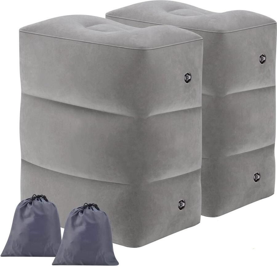 Opblaasbare voetsteun kinderen reis vliegtuig kantoor thuis trein Foot rest