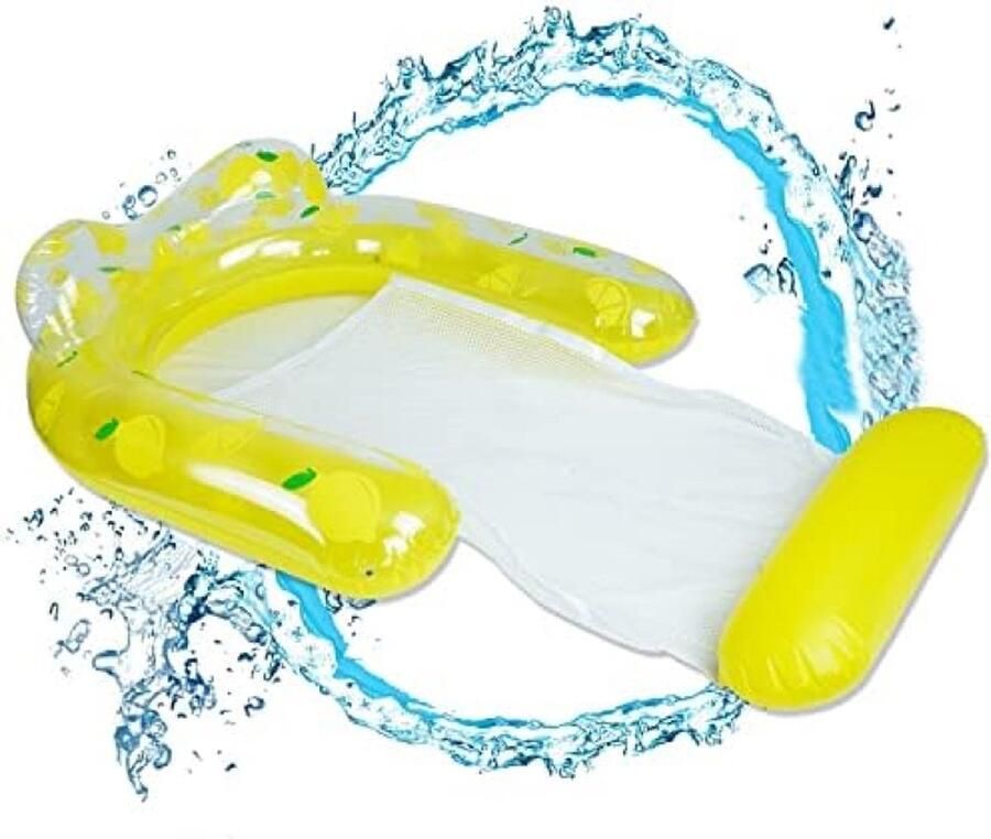 Opblaasbare waterzwemmer-hangmat waterhangmat zwembaddrijvers waterspeelgoed zwembadaccessoires zwembadstoel zwembed opvouwbaar opblaasbaar water lounge party speelgoed voor volwassenen