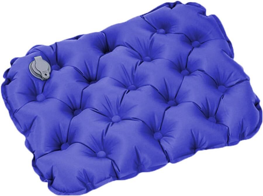 Opblaasbare zitkussens Stadionkussens Ultralicht waterdicht luchtkussen Draagbare buitenzitmat voor reizen kamperen boten concerten wandelen kantoorstoel vliegtuig Marineblauw