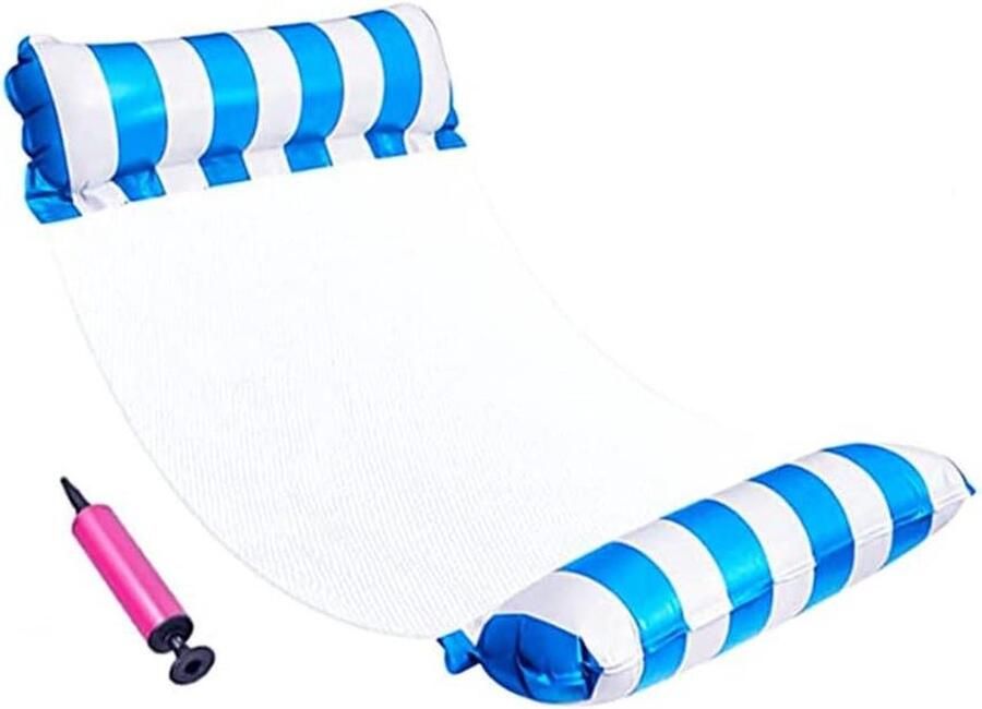 Opblaasbare Zwembad Float Water Hangmat Zwembad Float met Pomp voor Zwembad Lake Beach Stijl 01 waterhangmat