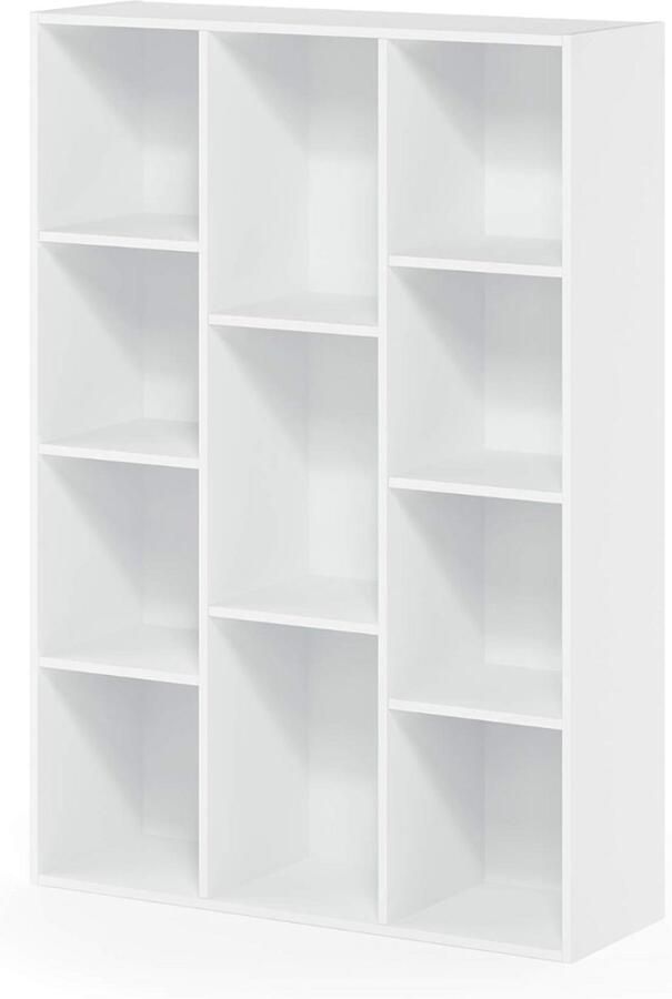 Open Boekenkast met 11 compartimenten 24 x 74 x 106 cm