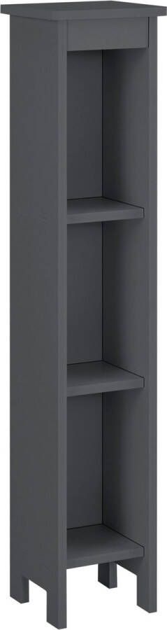 Unbranded Open Kast Sawyer HKC Kolomkast 80x17x17 cm Donkergrijs Stijlvol Design - Foto 2