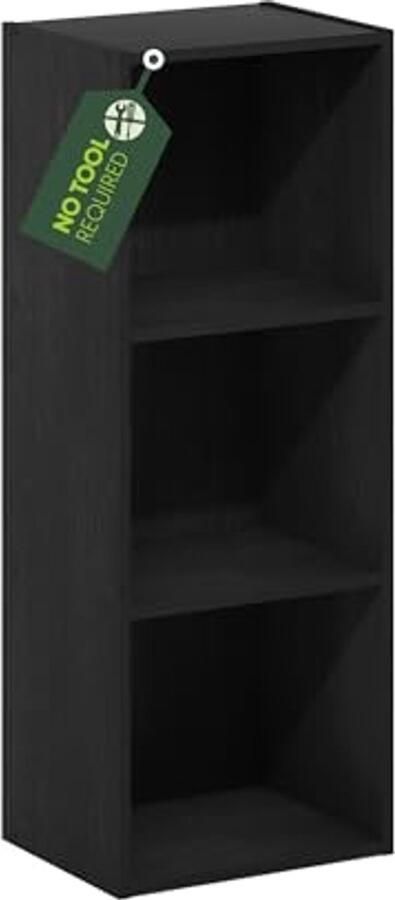 Open Plank Boekenkast Ruimtebesparend en Gemakkelijk te Monteren