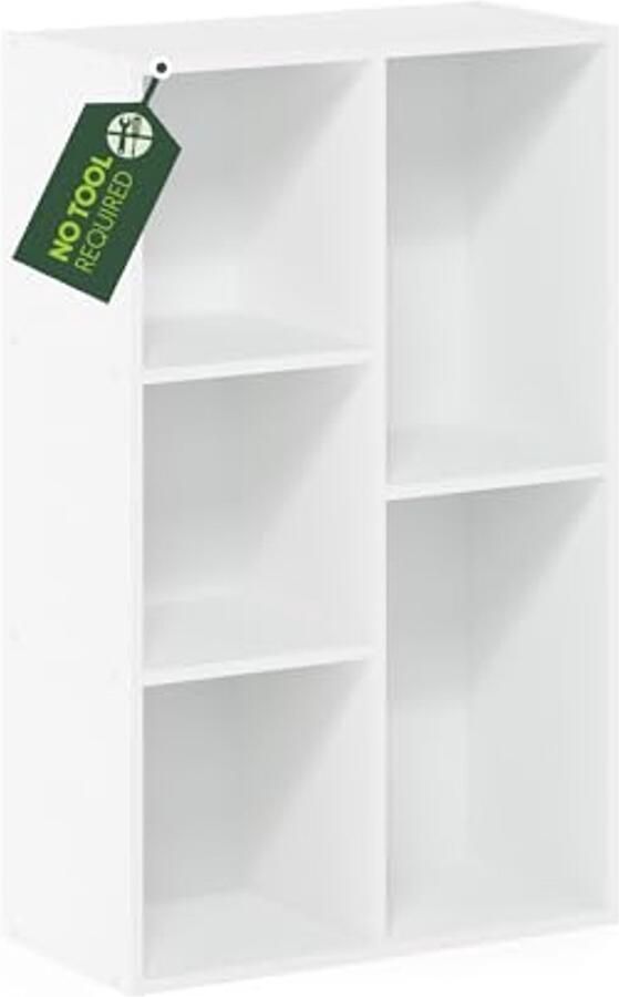 Open Plank Boekenkast Ruimtebesparend en Multifunctioneel