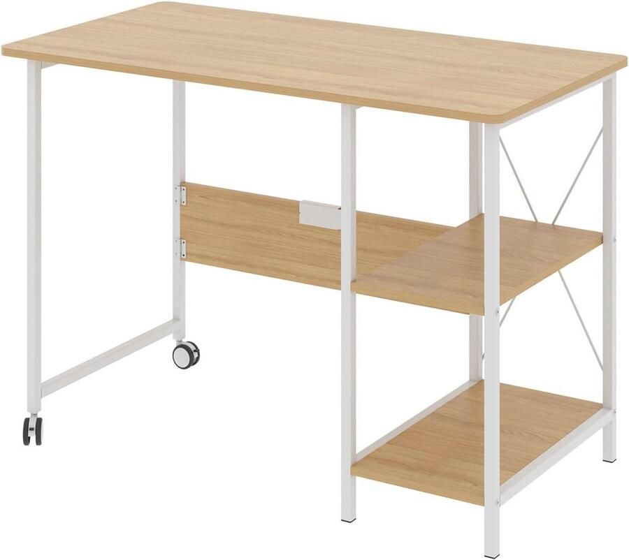 Opklapbaar Loft Bureau Ruimtebesparend Computer Bureau voor Kantoor en Thuis 107x55x75 cm