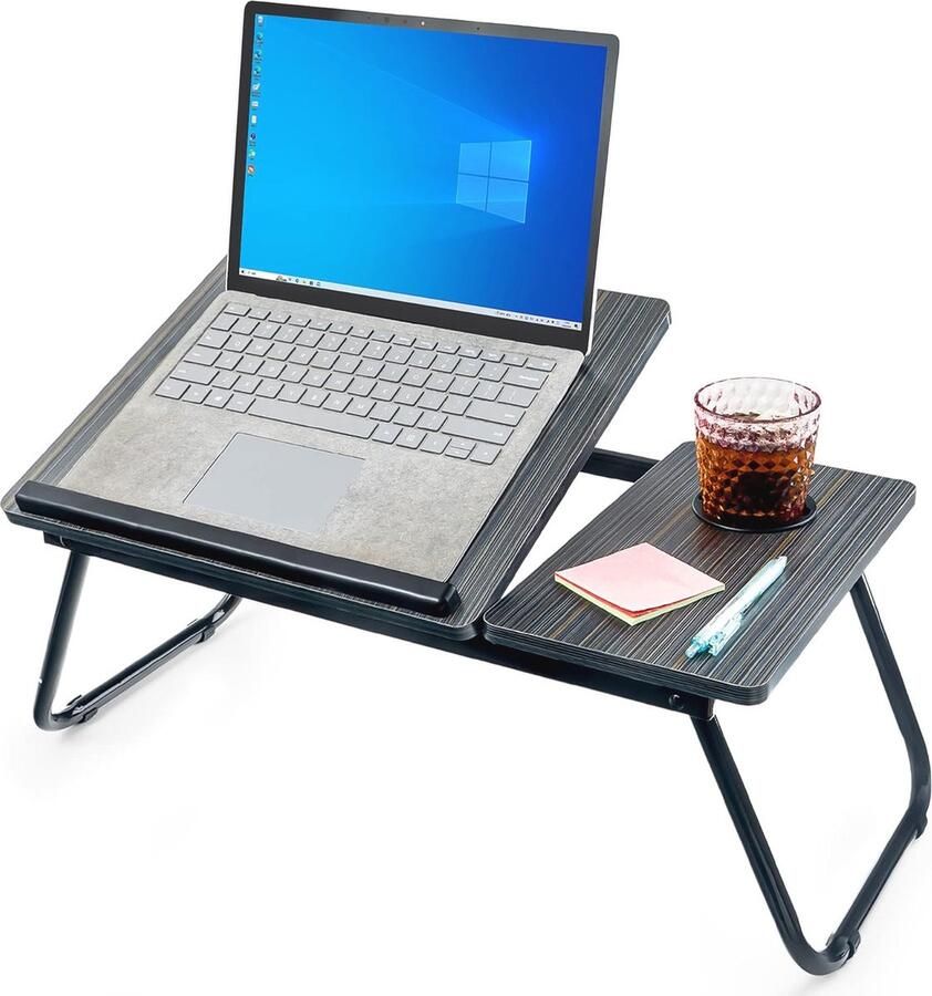 Opklapbare Laptoptafel Multifunctionele Werktafel voor Bed Bank en Tafel Ideaal voor Eten en Werken