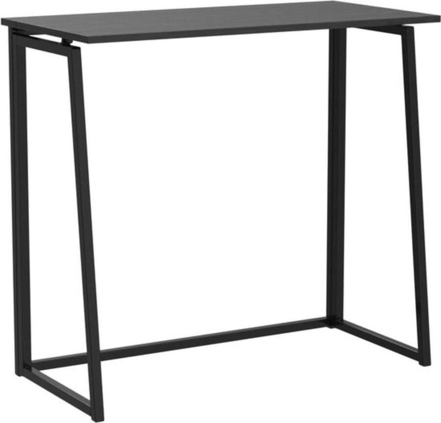 Opklapbare Laptoptafel Praktisch Ontwerp Hout en Metaal Compact Voor Thuis