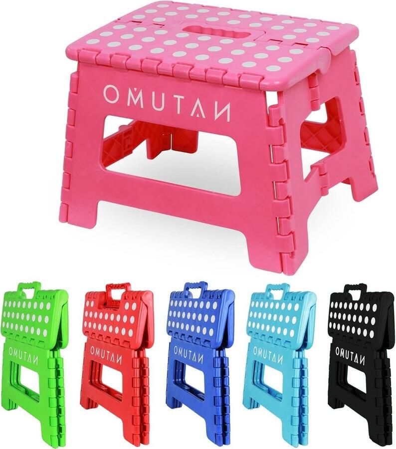 Opklapbare opstapkruk 150 kg inklapbaar krukje voor kinderen en volwassenen Kruk