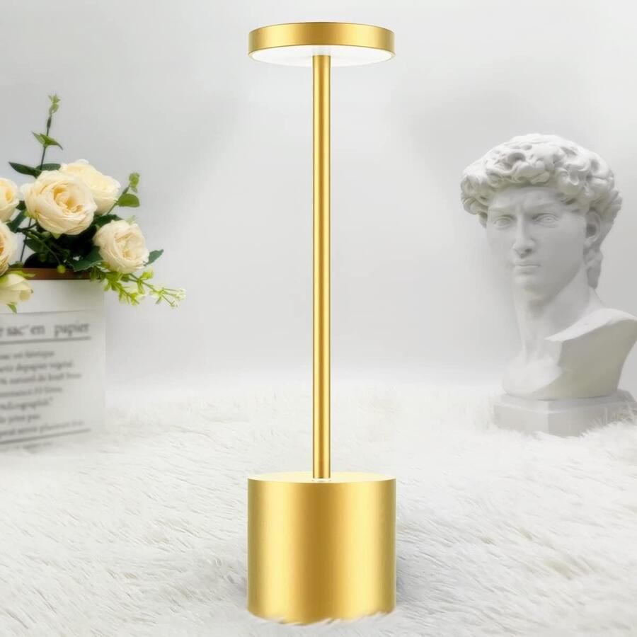 Oplaadbare LED Bureau Lamp 5000mAh Draadloze Lamp Geschikt voor Buiten Bedside Tafel Tuin Woonkamer Tafelblad Restaurant
