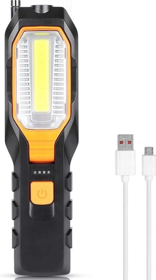 Oplaadbare LED-werklamp met 4 lichtmodi Magnetische inspectielamp voor auto garage en kamperen