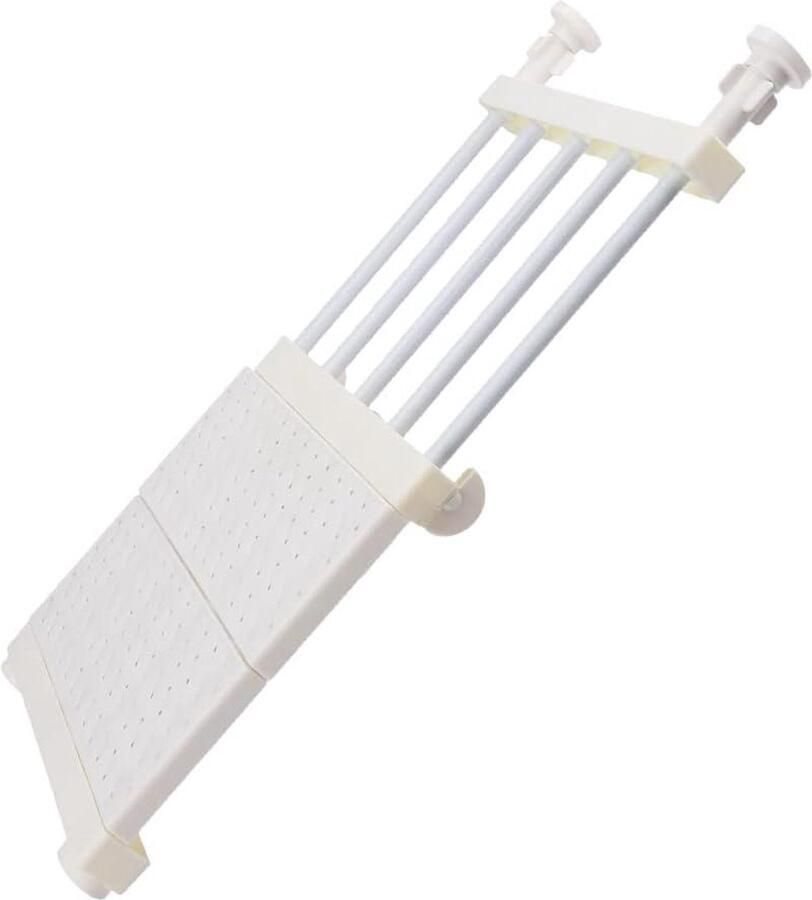 Opslag Plank Spanning Plank Uitbreidbare Kleding Kast Organizer Verstelbare DIY Garderobe Dividers Separator Gemakkelijk Houd 30kg voorwerpen