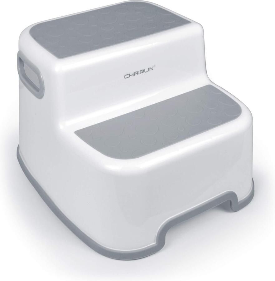 Opstapkruk voor kinderen Chairlin 2-traps opstapkruk kinderkruk kruk voor kinderen potje baby opstapkruk kleine kinderen opstapkruk antislip (grijs)