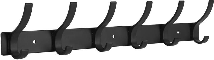 Kapstok wandmontage 12 haken voor entree slaapkamer badkamer