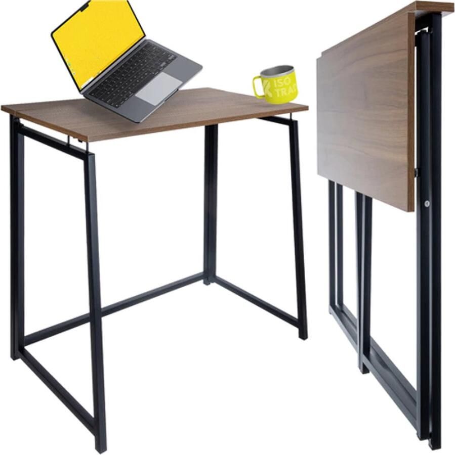 Opvouwbaar bureau Laptoptafel werktafel inklapbaar Klein bureau Thuiskantoor bureau voor kleine ruimte inklapbaar bureau 80 x40 cm