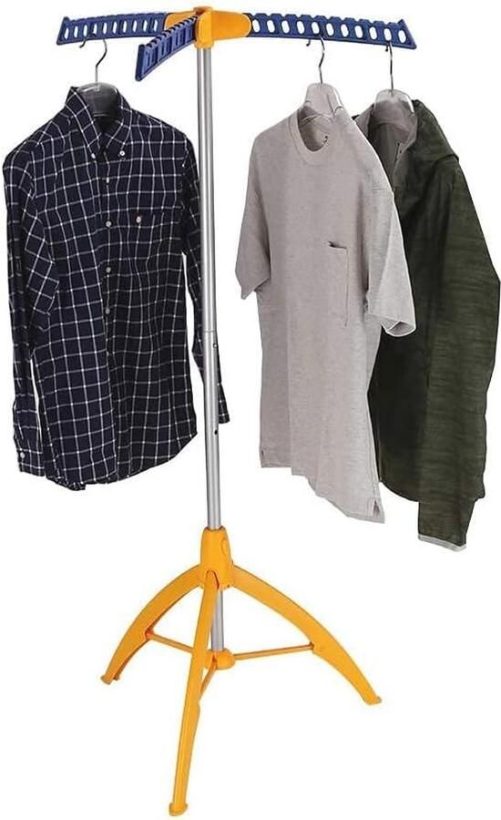 Opvouwbaar Kleding Droogrek Draagbaar Wasrek voor Binnen Stabiele Kledinghanger