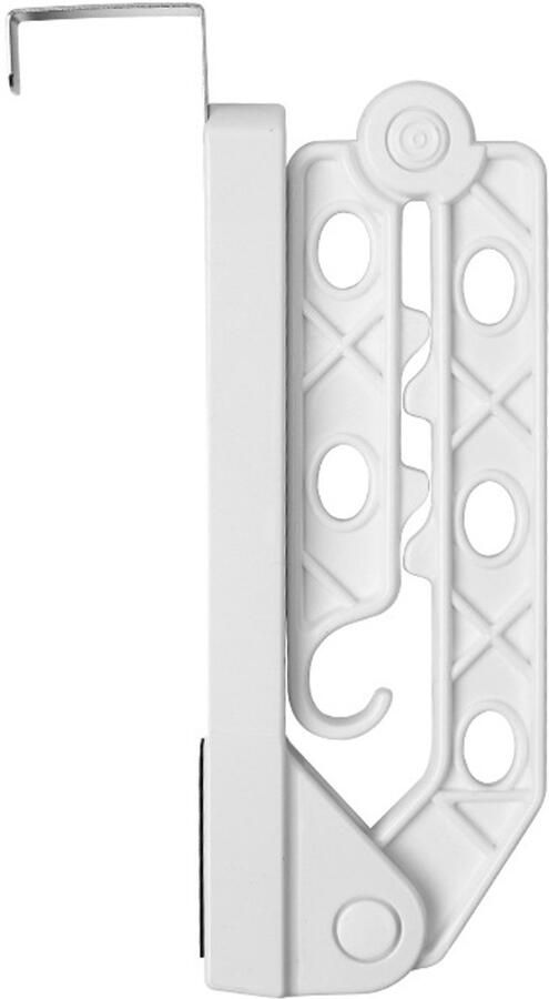 Opvouwbaar kledingrek Droogrek Wit Opvouwbaar kledingrek Modern ruimtebesparend kledingrek Balkongarderoberek Gewicht 5 kg 2 stuks
