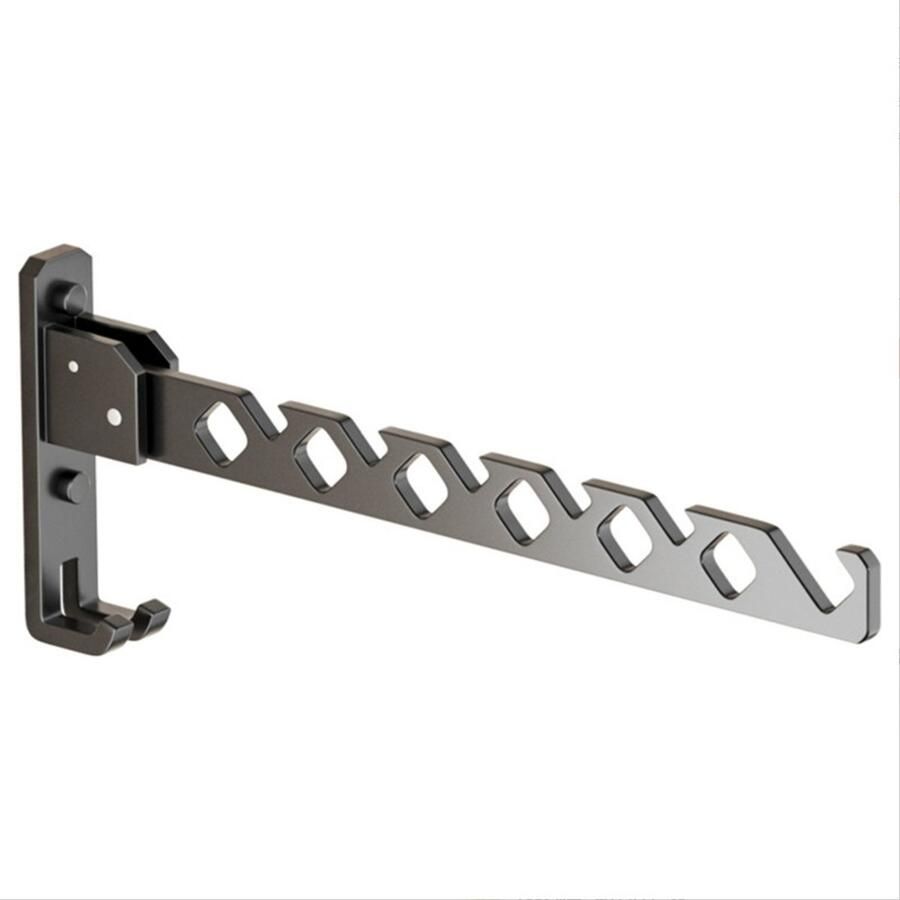 Opvouwbaar kledingrek kleerhangers boren niet nodig droogrek voor balkon kledinghanger voor badkamer boren niet nodig opvouwbaar kledingrek voor aan de muur 340 x 30 mm