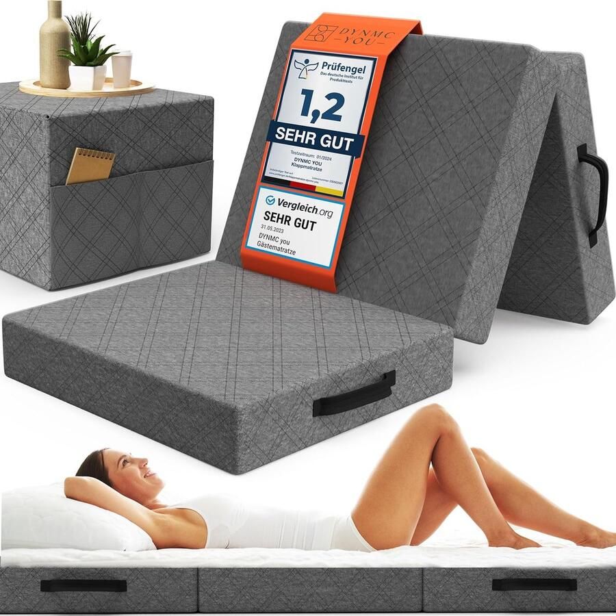 Opvouwbaar Matras Campingbed Opvouwbaar Bed Gastenbed Vloermatras Slaapmatras 14L x 75B x 195Dikte centimeter