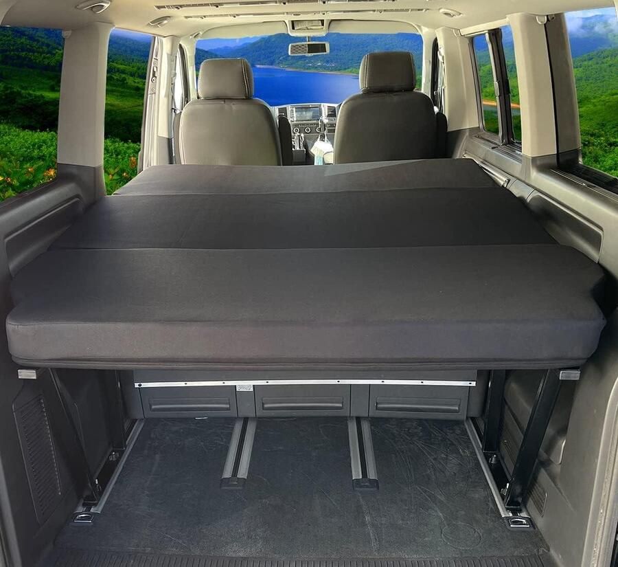 Opvouwbaar Matras voor VW T5 T6.1 Transporter Caravelle Camping Accessoires Slaapmat Matras TSP vouwmatras