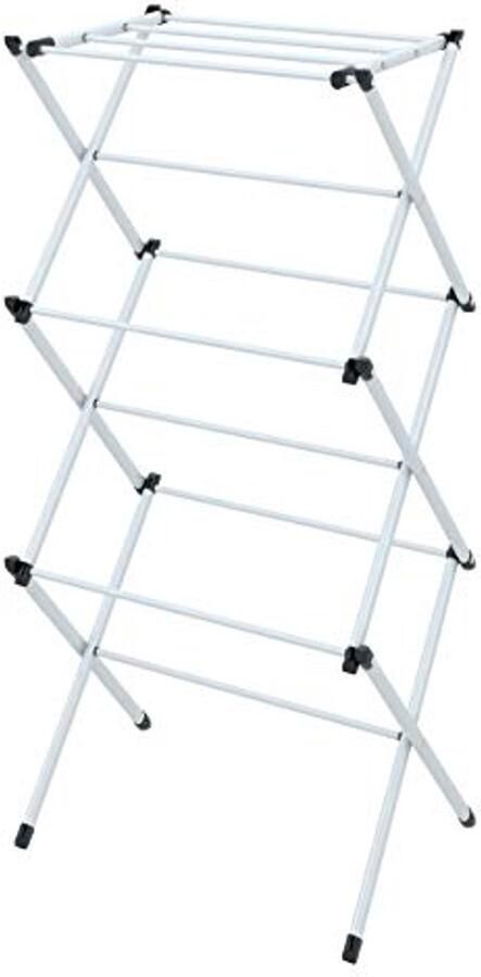 Opvouwbaar Wasrek Kleding Airer Wit Duurzaam en Ruimtebesparend