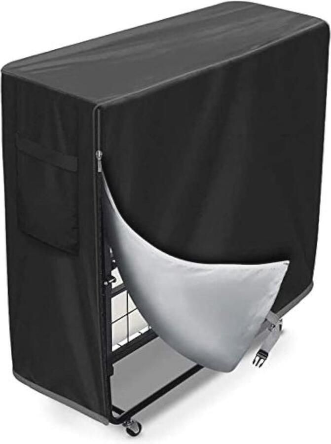 Opvouwbare bedhoes voor stofdichte bescherming van logeerbedden binnen en buiten 98 8 x 37 8 x 114 cm