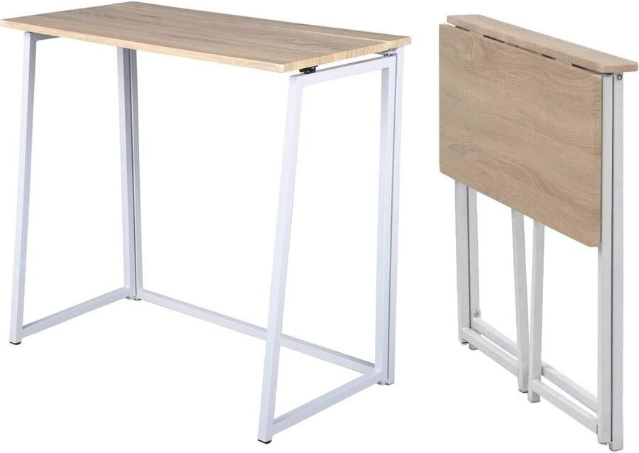Opvouwbare Bureau Laptoptafel voor Thuis Kantoor Scandinavisch Design Perfect voor Kleine Ruimtes
