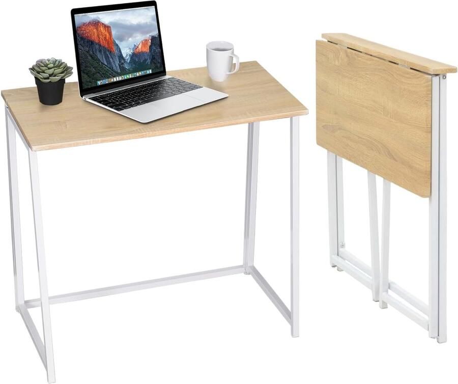 Opvouwbare Bureau Tafel Scandinavisch Design Eiken 80x41 5x74cm