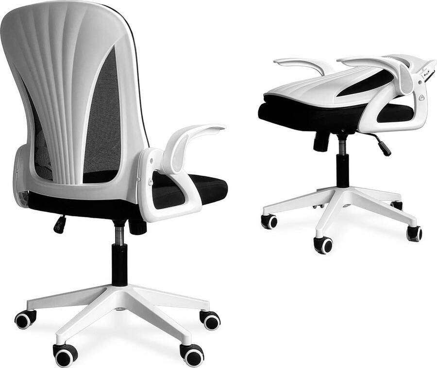 Opvouwbare bureaustoel voor kleine ruimtes Ergonomische gamingstoel voor volwassenen en kinderen Mesh-computerstoel voor slaapkamer en thuiswerk Bureaustoel