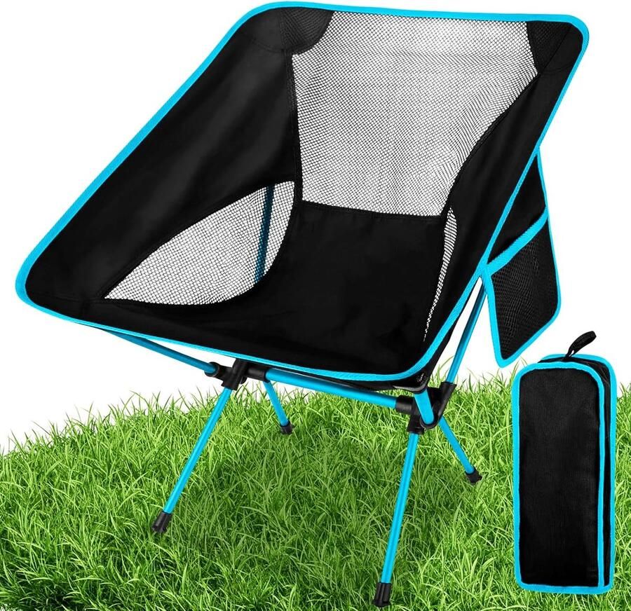 Opvouwbare campingstoel Lichtgewicht en draagbaar Geschikt voor buiten