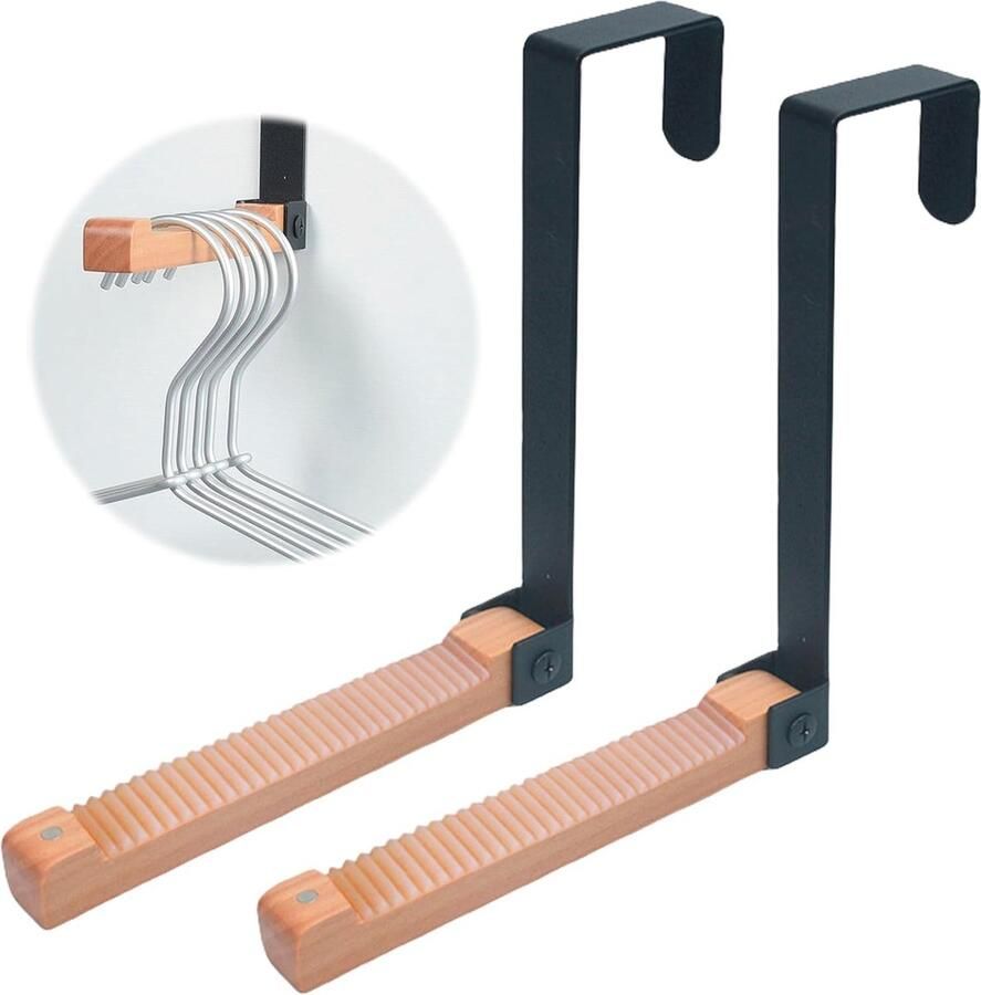 Opvouwbare Deurhaken voor Kleding en Handdoeken Set van 2