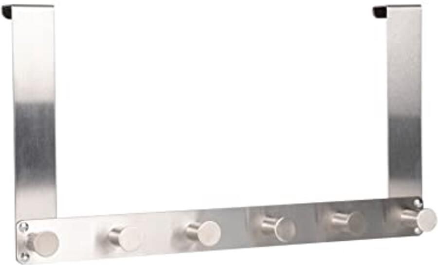 Opvouwbare Deurkapstok met Anti-Kras Viltlaag Roestvrijstalen Hanghaken voor Kleding en Handdoeken Ideaal voor Kleine Ruimtes