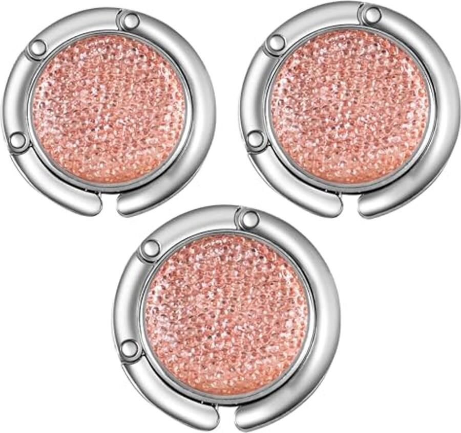 Opvouwbare Handtas Hanger 3-Pack Tafel Haken voor Handtassen en Portemonnees