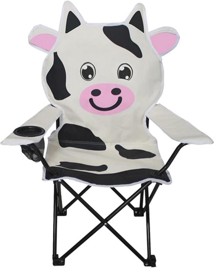 Opvouwbare kinderstoel voor vissen en kamperen met bekerhouder