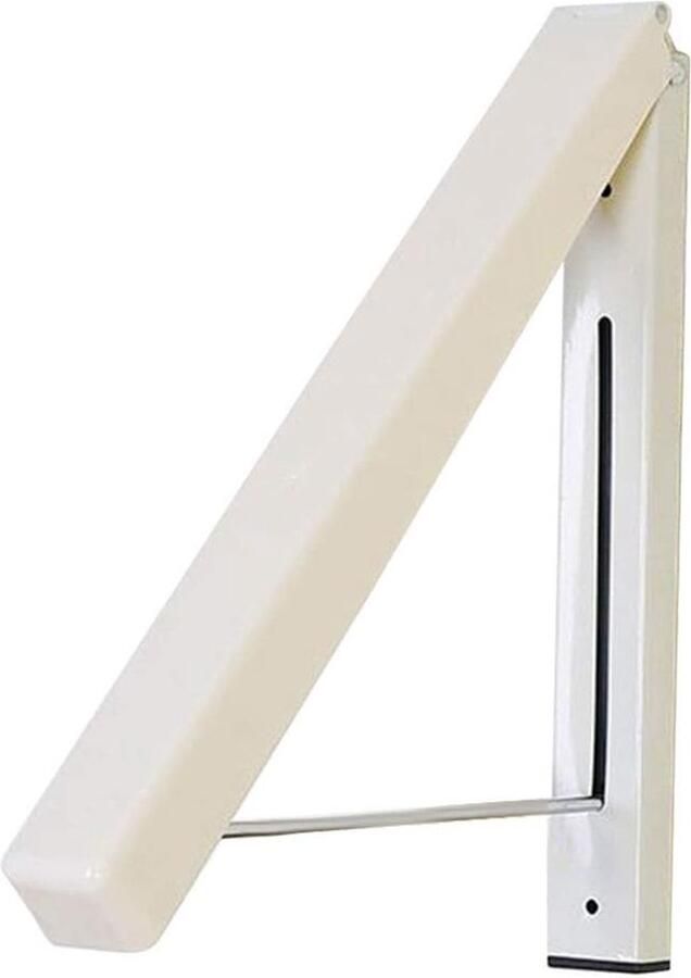 Opvouwbare kledinghanger Droogrek voor kleding aan de muur bevestigd Intrekbare kledinghanger Eenvoudig te installeren Sterke belasting Opvouwbaar droogrek voor kleding Balkon slaapkamer Wit