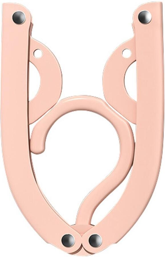 Opvouwbare kledingrek geschikt voor reizen dagelijkse kleding voor studenten voor mannen en meisjes in de middelbare school geschikt voor school- en huishoudelijke slaapzalen roze (10 verpakkingen)